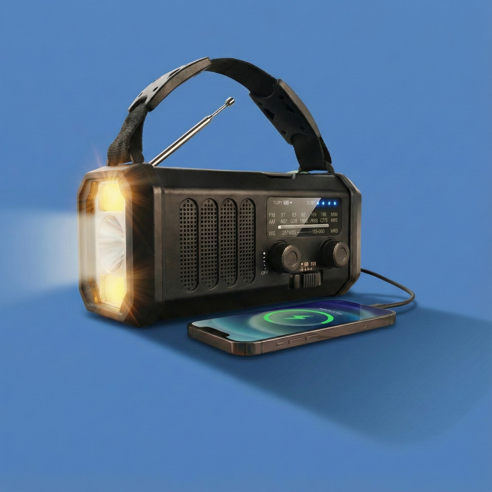 Multifunctionele noodradio met zonne-energie | Veiligbereid®