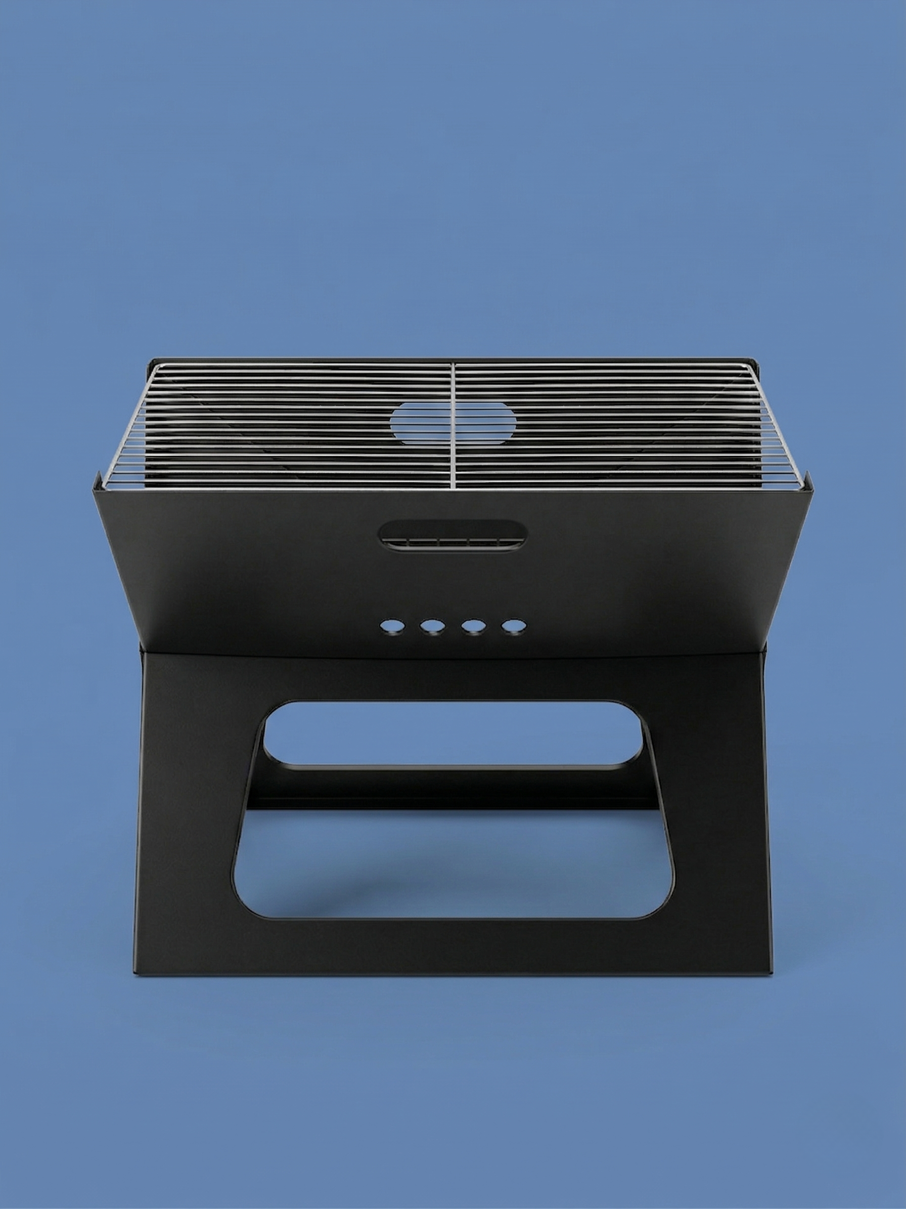 Veiligbereid® Opvouwbare BBQ – Draagbare Houtskoolbarbecue voor Outdoor & Noodgevallen