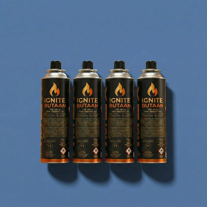 Premium butaangas patronen set van 4 stuks | Veiligbereid®