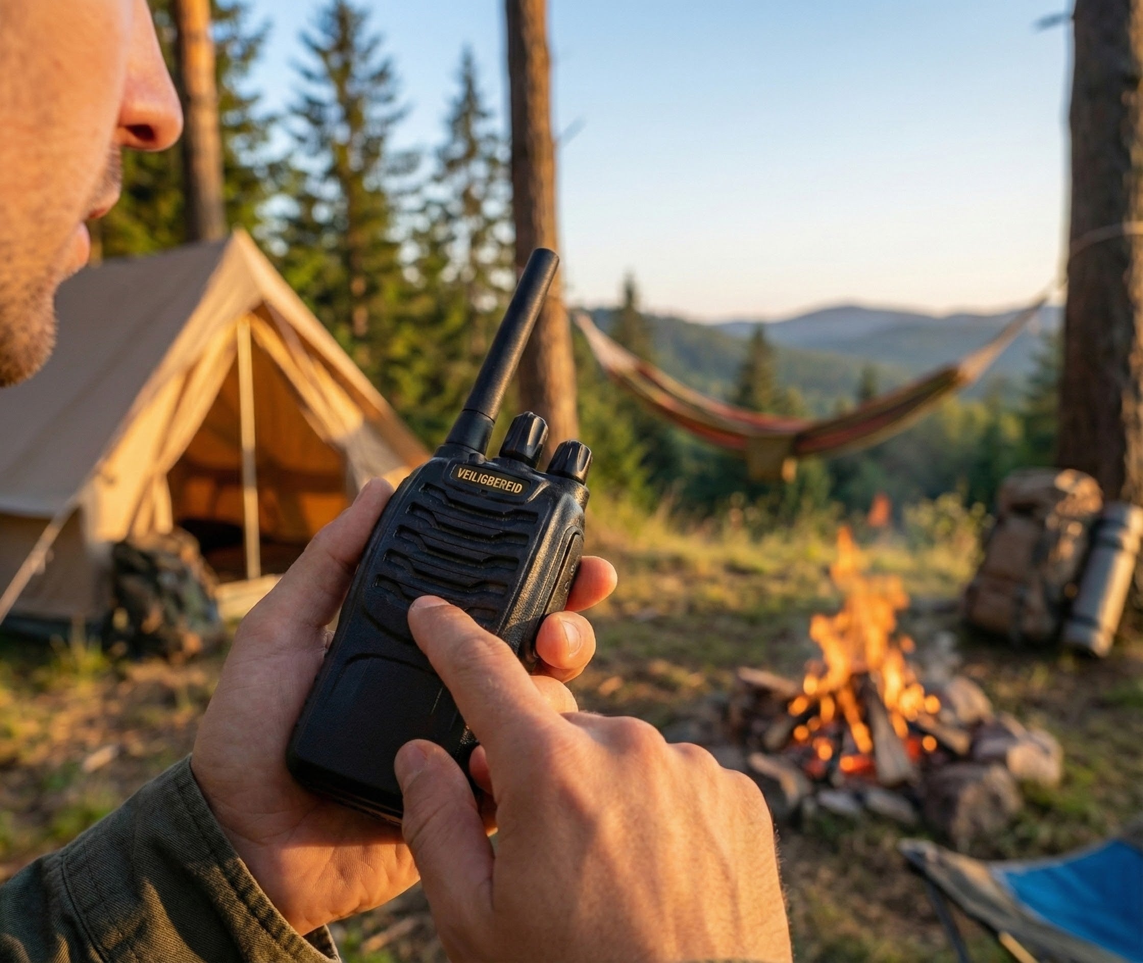 Veiligbereid® Walkie Talkie set voor noodsituaties & outdoor