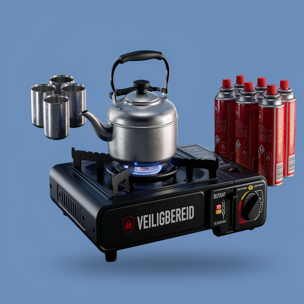 Veiligbereid® Onverwoestbare RVS Beker – Dubbelwandig – Perfect voor Noodpakket, Camping & Outdoor
